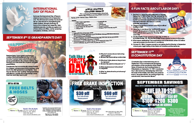 Monthly Newsletter Page 2 | Yeck's Tire & Auto