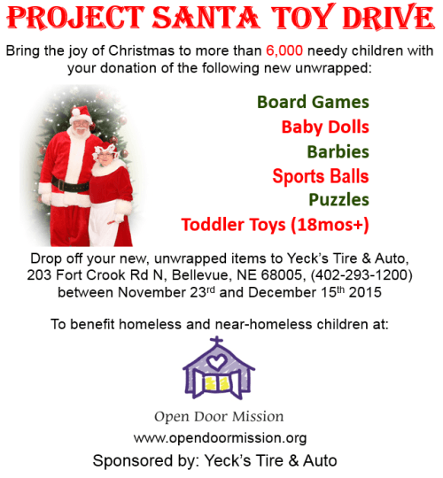 Project Santa Toy Drive